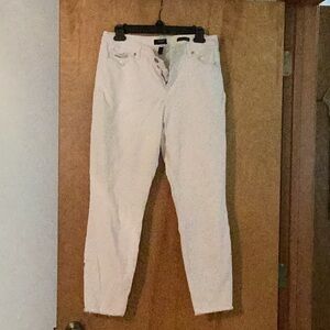 Nine West White Straight Leg Jeans